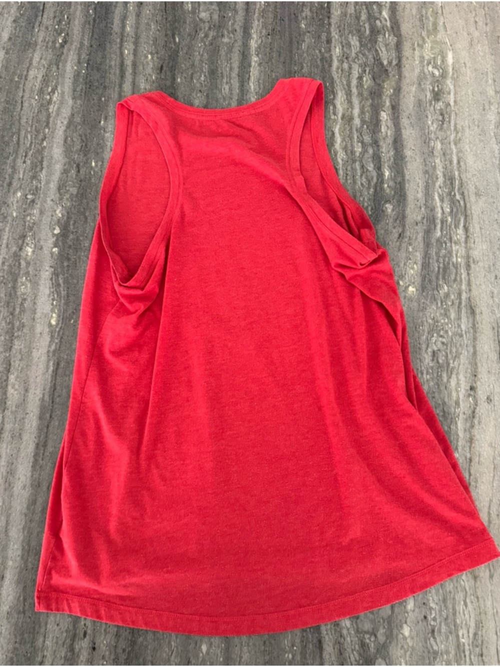 DSG Workout Tank – Red Orange – Soft & Breathable - Picture 3 of 3